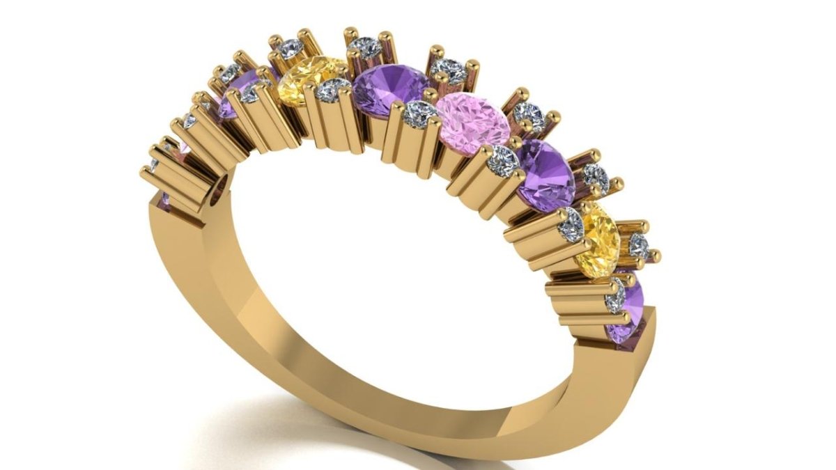 Media Churumbela Pia en Oro - Mouty Joyería