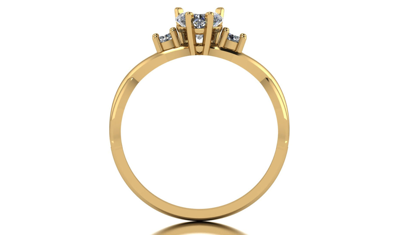 Anillo Nahomi en Oro