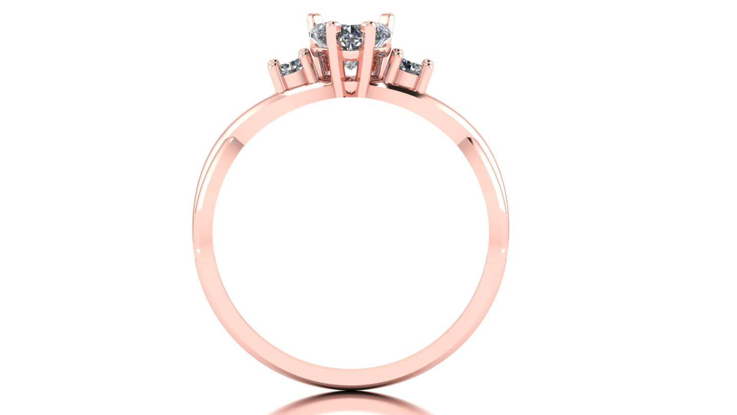 Anillo Nahomi en Oro