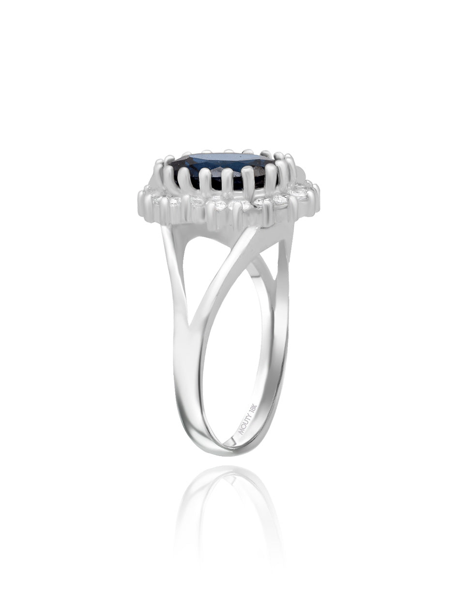 Anillo Renata en oro (Lady Di)