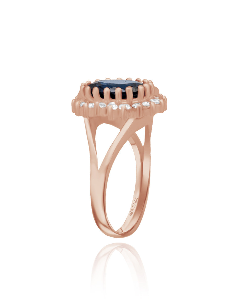 Anillo Renata en oro (Lady Di)