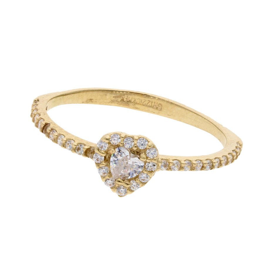 Anillo de compromiso en oro
