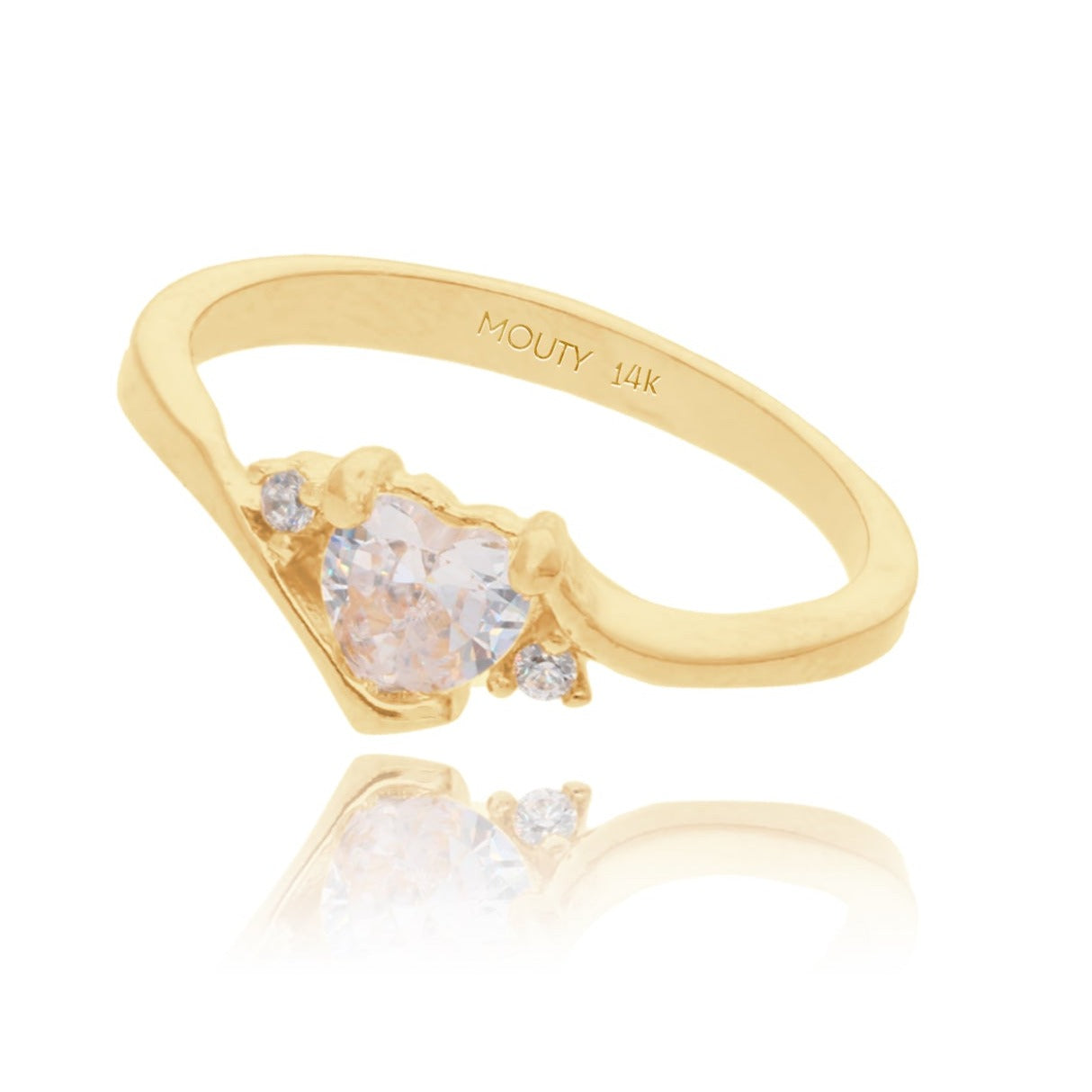 Alice en Oro Amarillo 14k con circonia