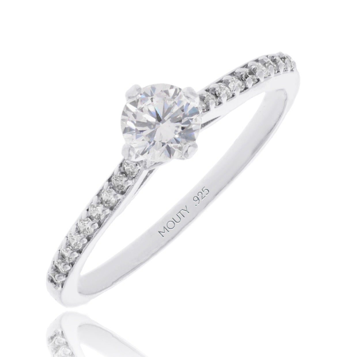 Anillo Arnel en Plata con Circonia