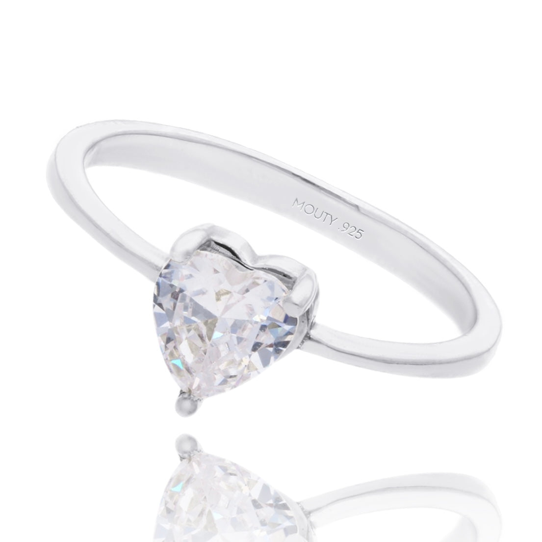 Anillo Zara en Plata con Circonia