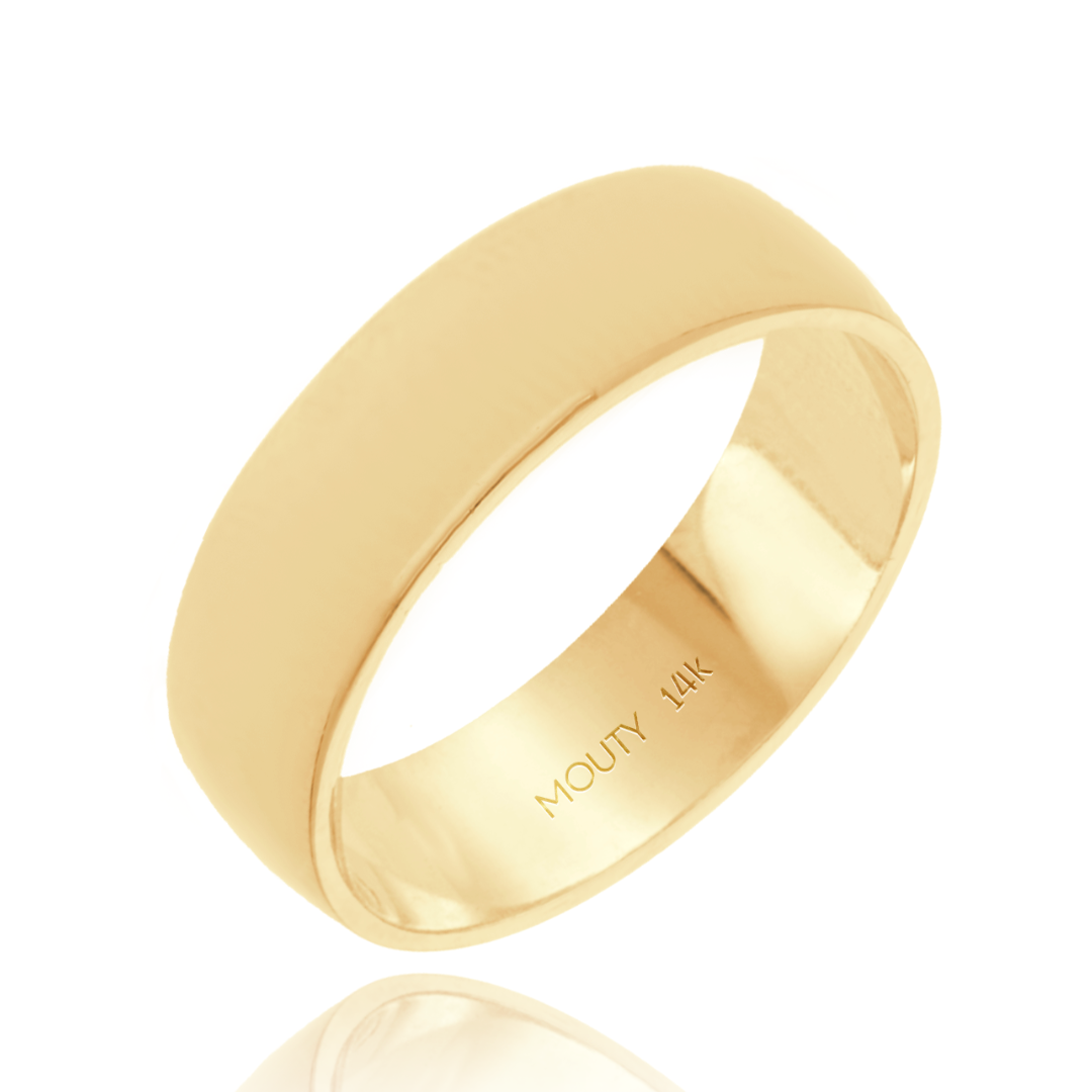 Argolla Willow en Oro amarillo 14k