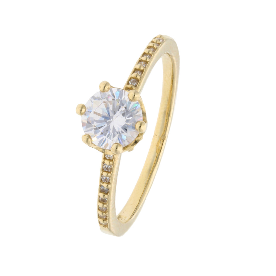 Anillo de compromiso en oro