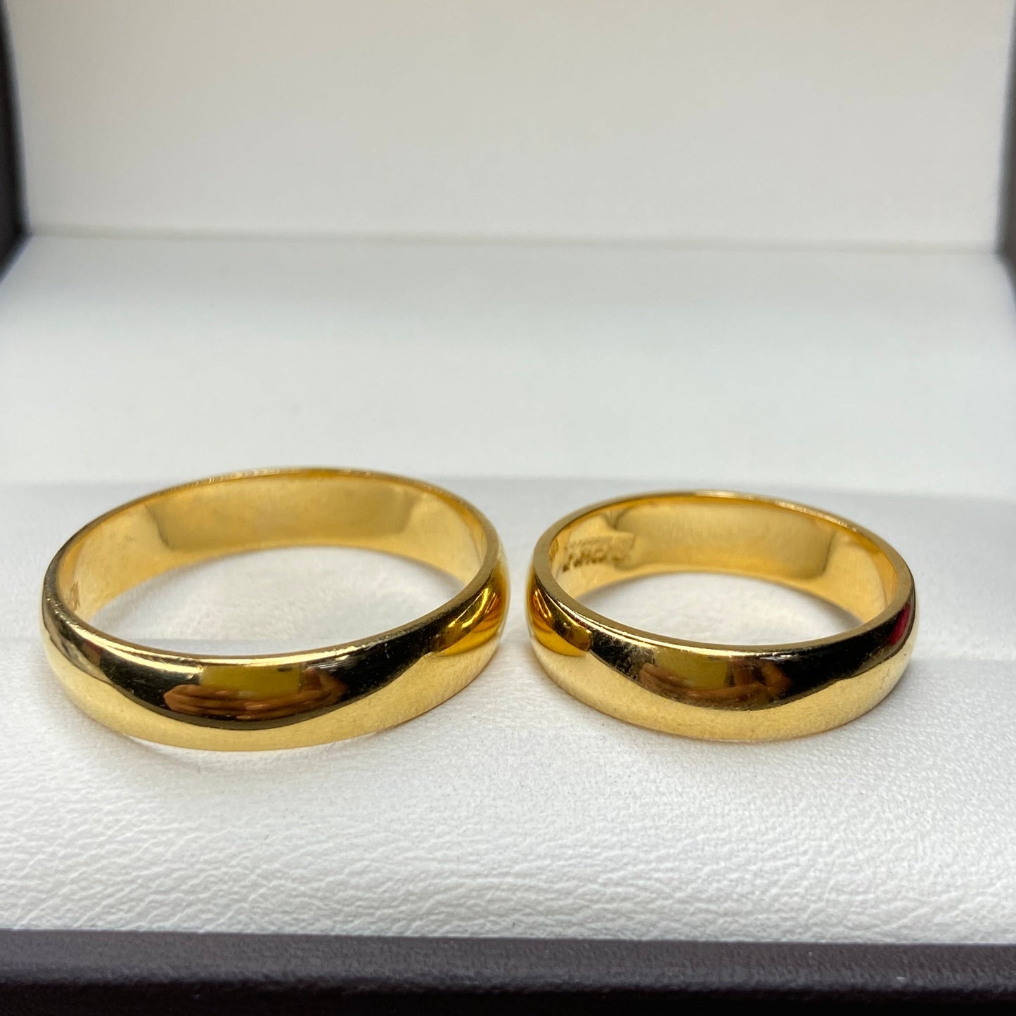 Argollas de Compromiso Julian en Plata con baño de oro amarillo