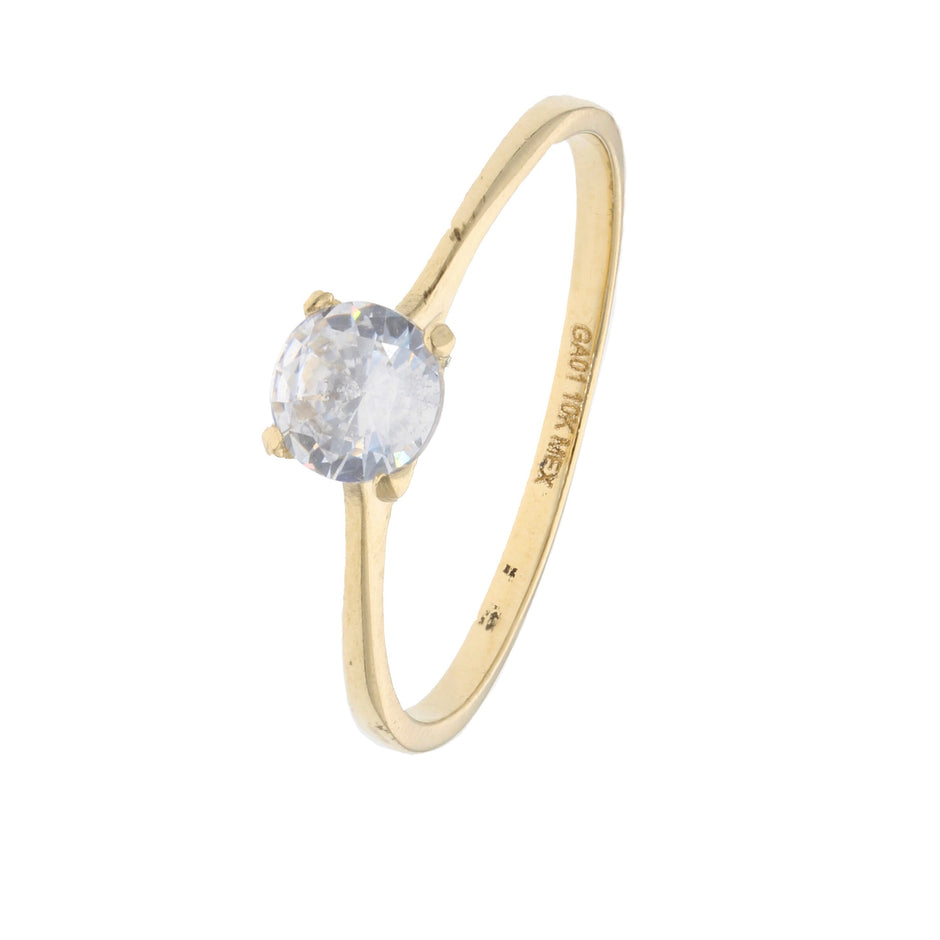 Anillo de compromiso en oro
