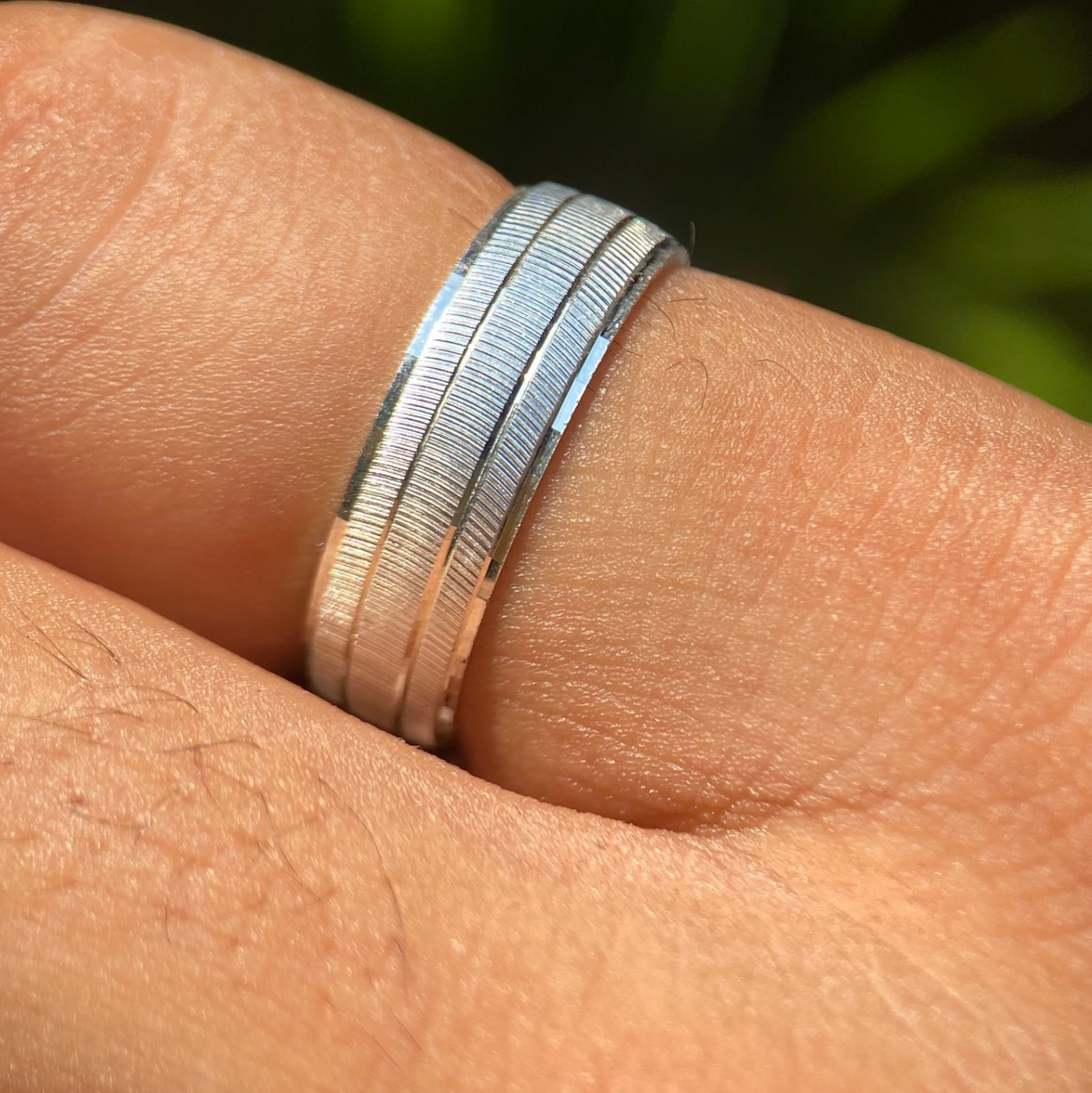 Dúo de argollas Ethan 6mm en plata