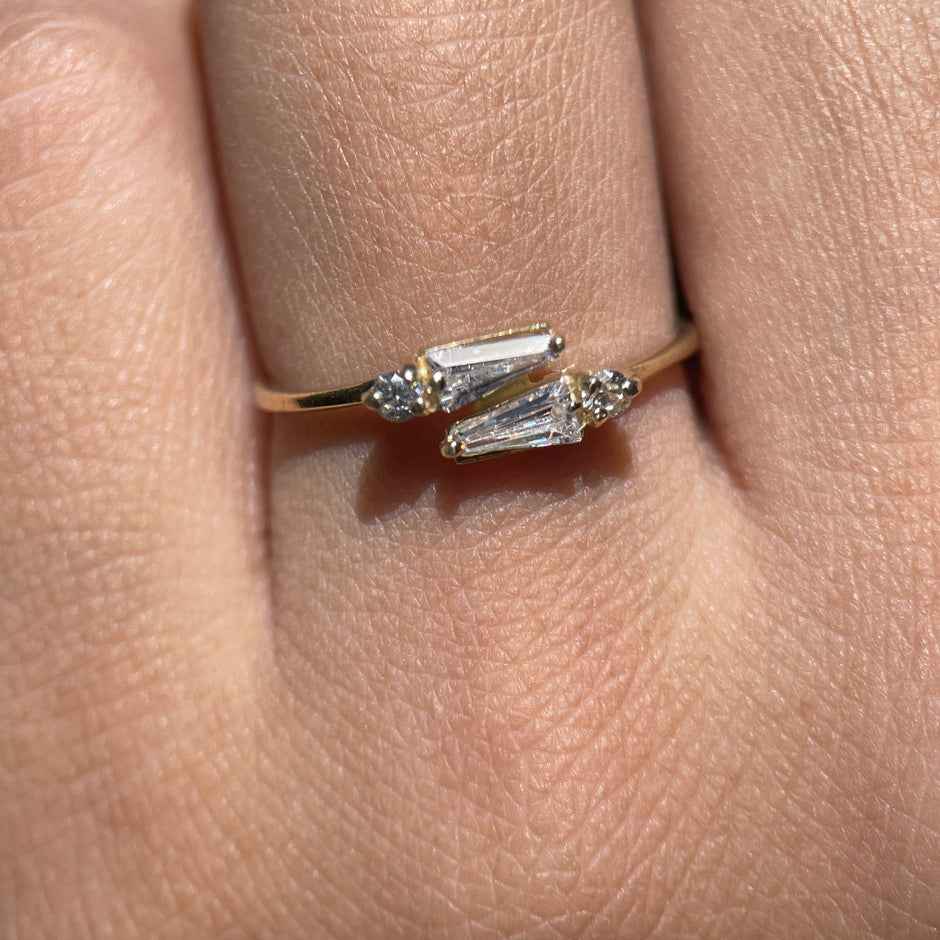 Anillo de compromiso en oro