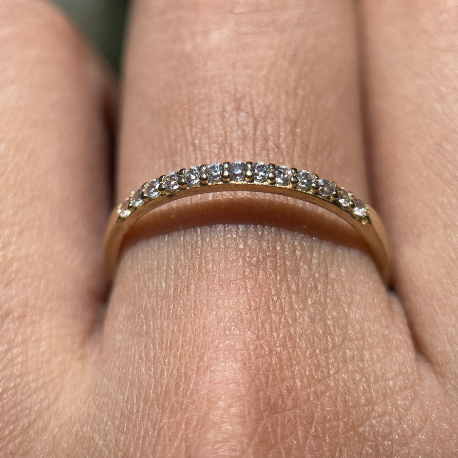 Anillo de compromiso en oro