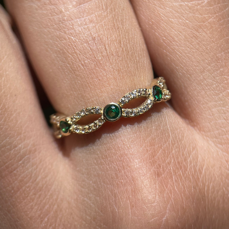 Anillo de compromiso en oro