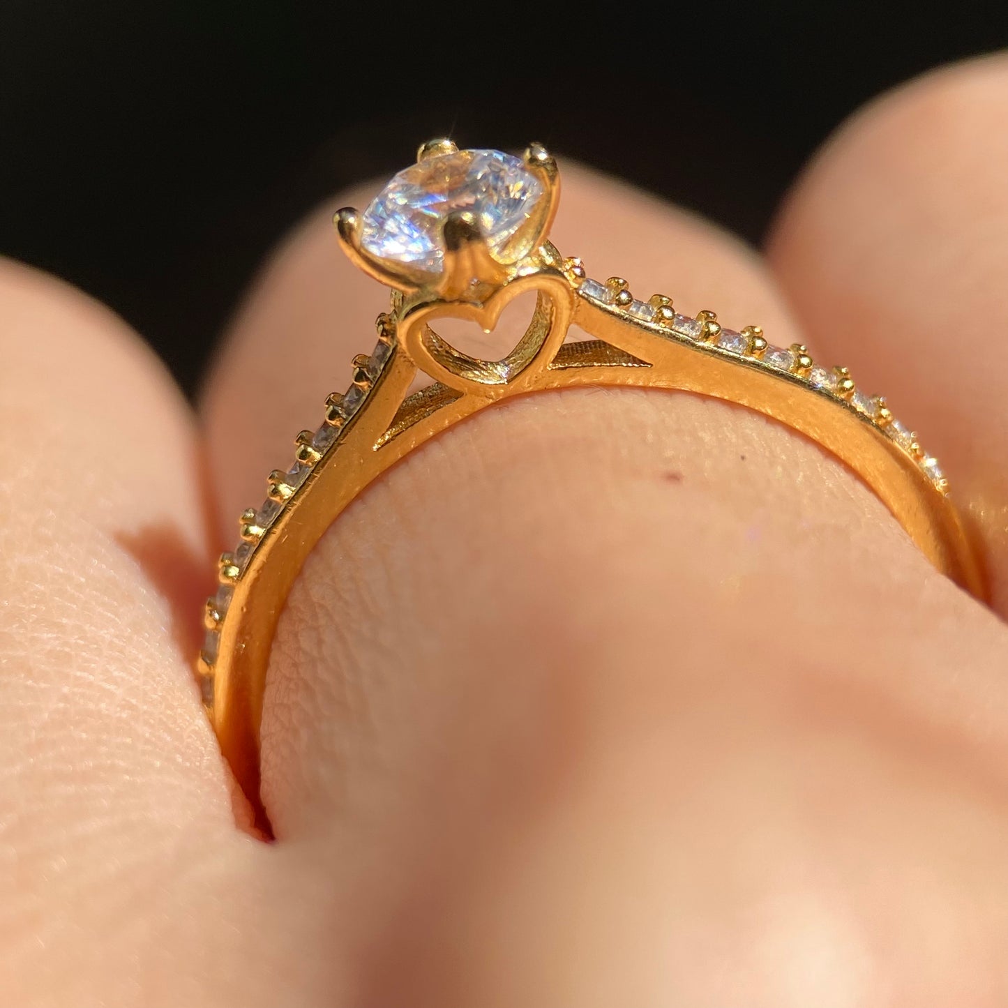Anillo Arnel en Plata con Baño de Oro Amarillo