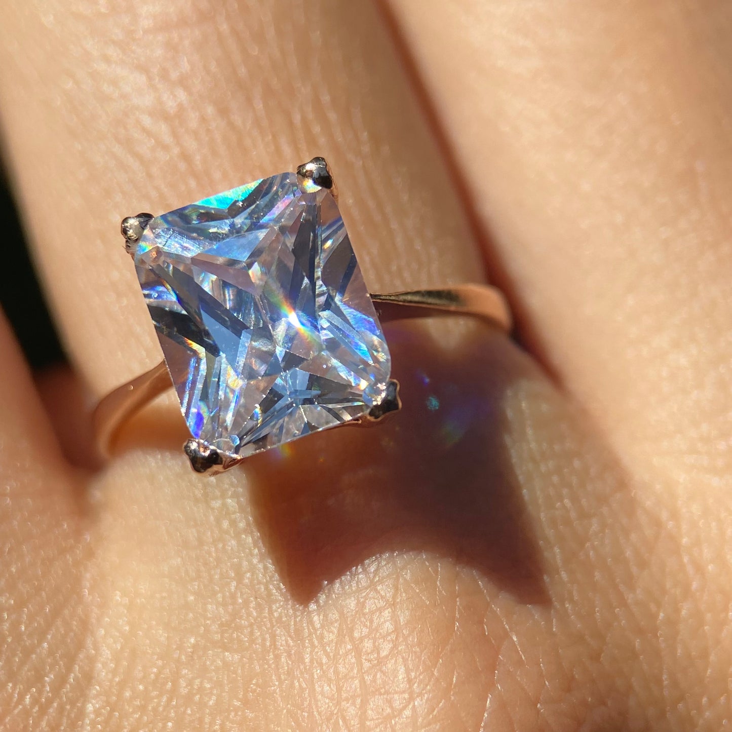 Anillo Christine en Plata con Baño de Oro Rosa