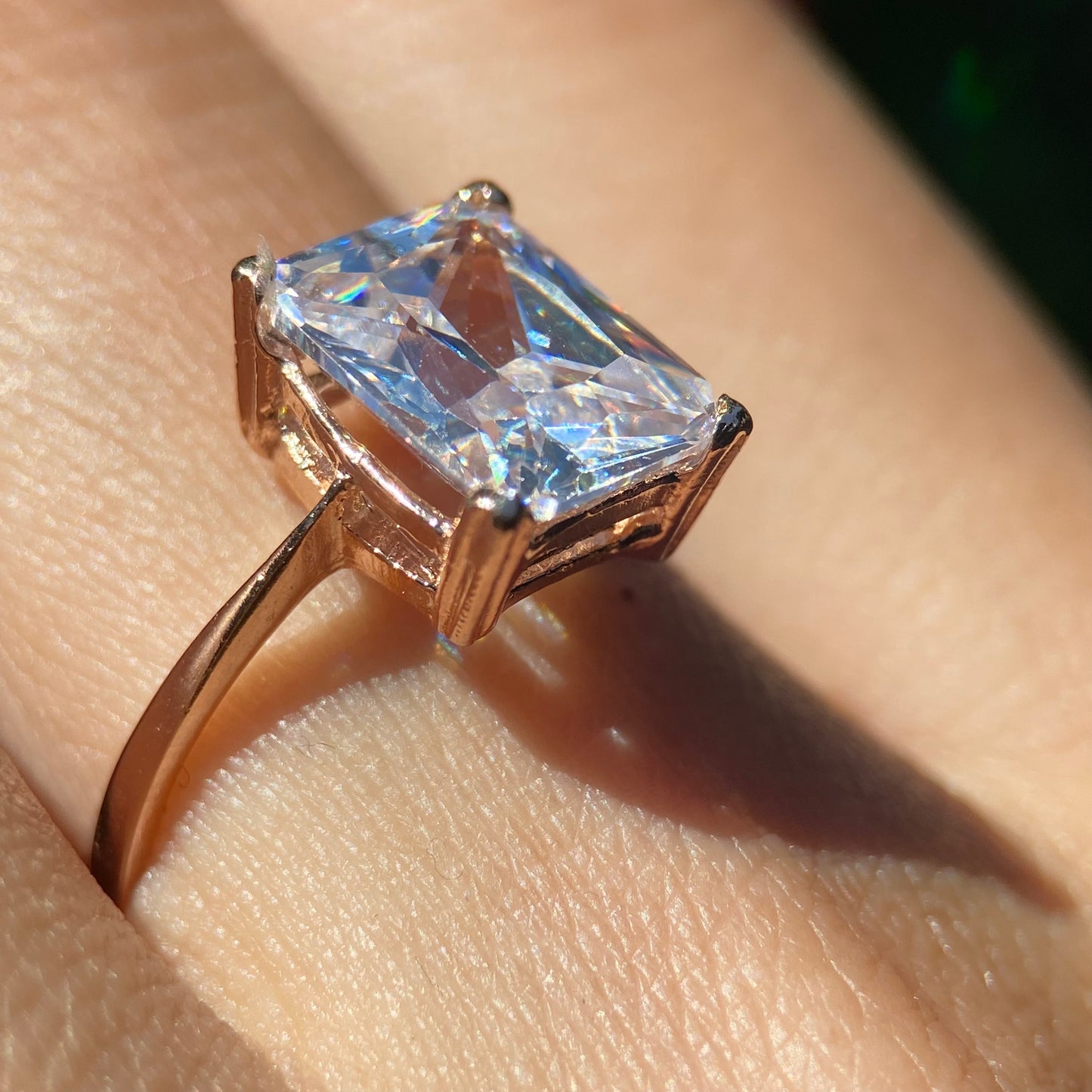 Anillo Christine en Plata con Baño de Oro Rosa