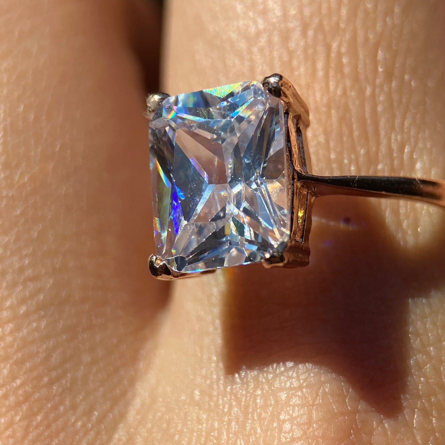 Anillo Christine en Plata con Baño de Oro Rosa