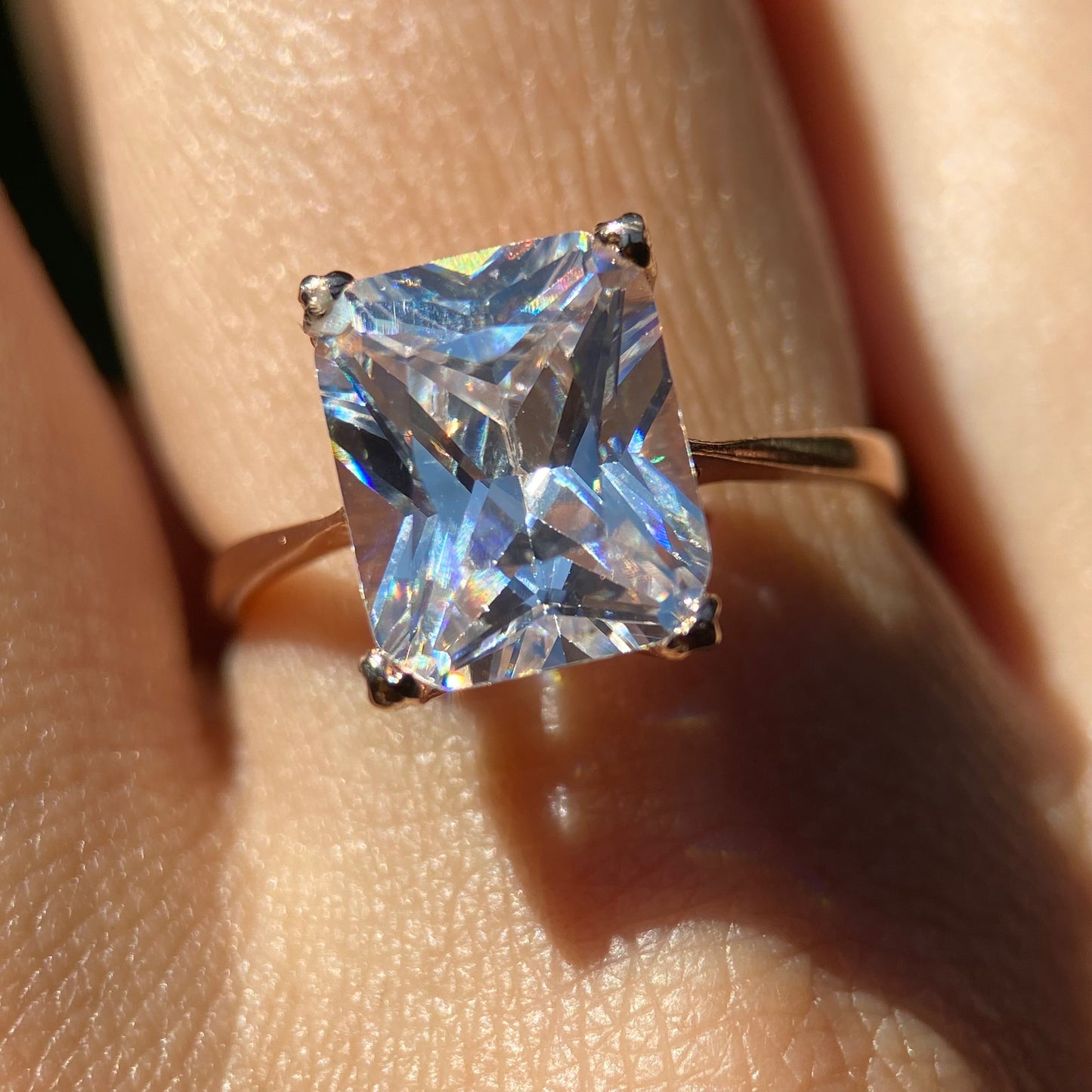 Anillo Christine en Plata con Baño de Oro Rosa