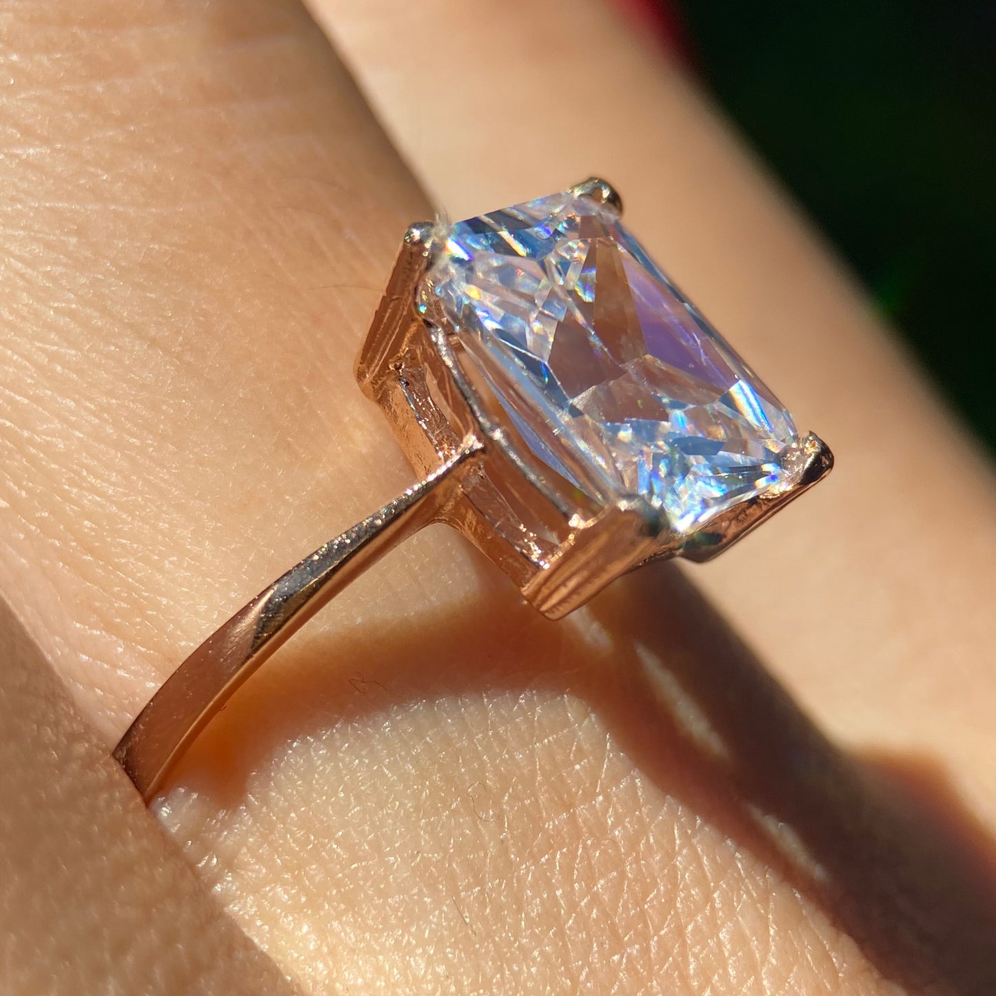 Anillo Christine en Plata con Baño de Oro Rosa