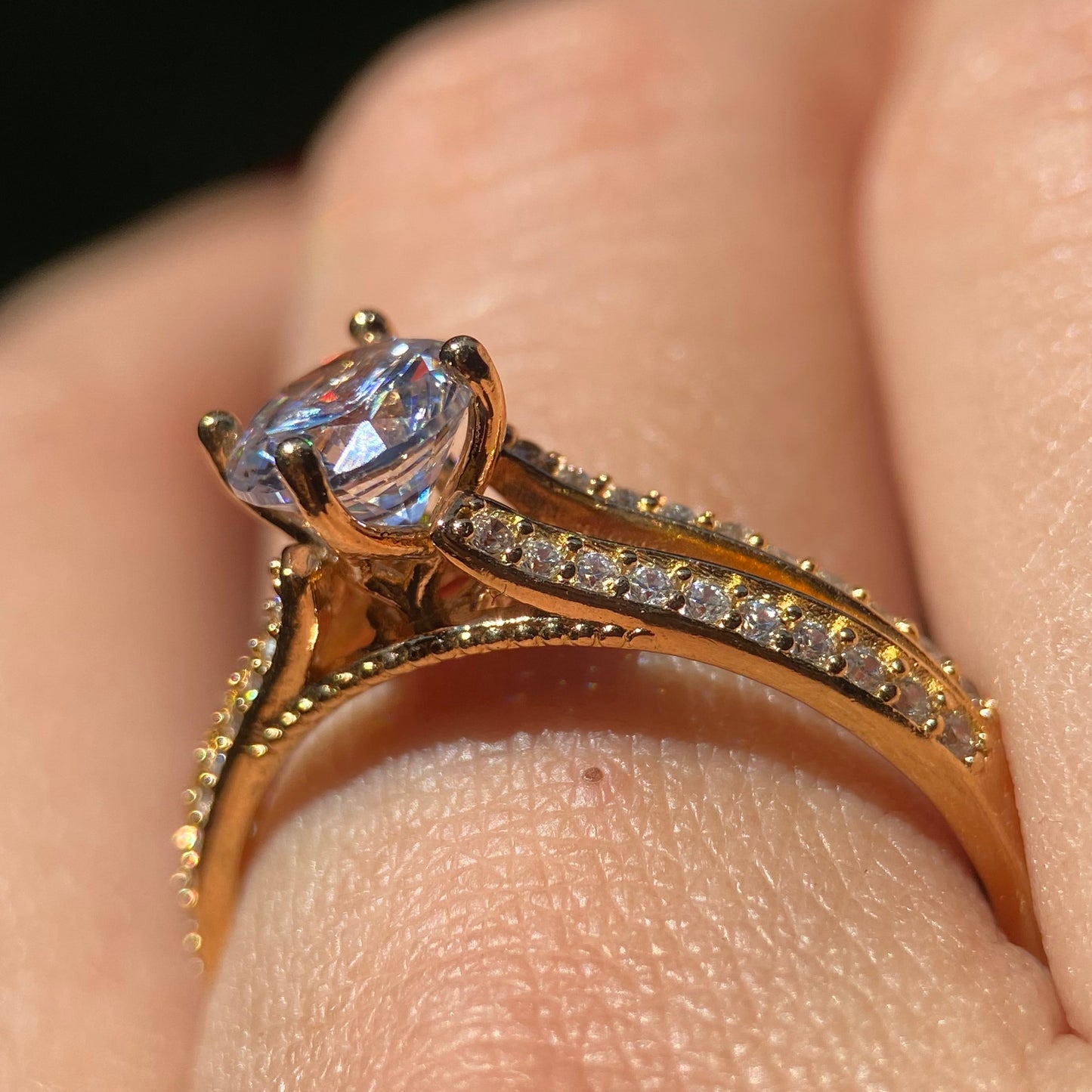 Anillo Lewis en oro 1.00 ct