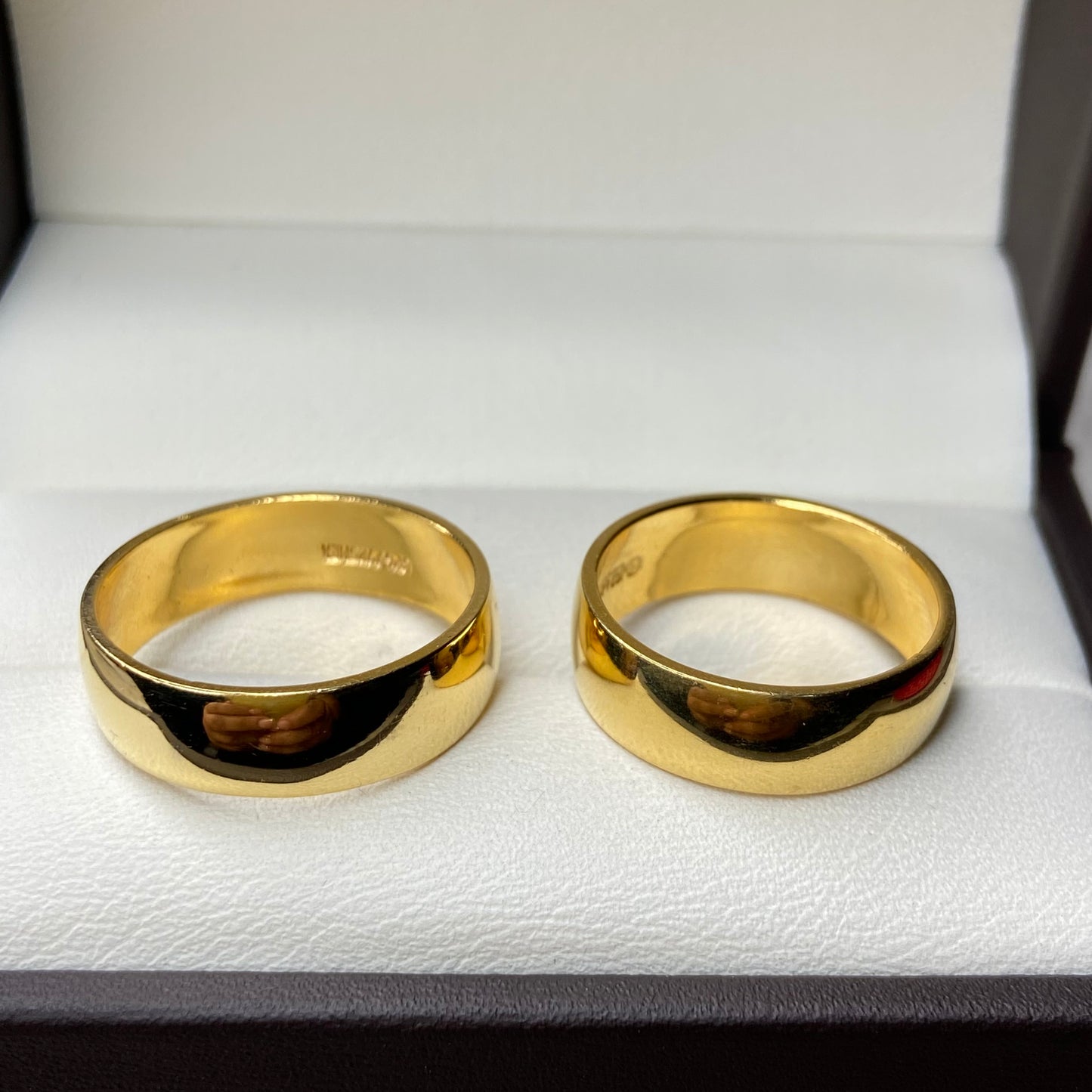 Argollas de Compromiso Willow en Plata con baño de oro amarillo