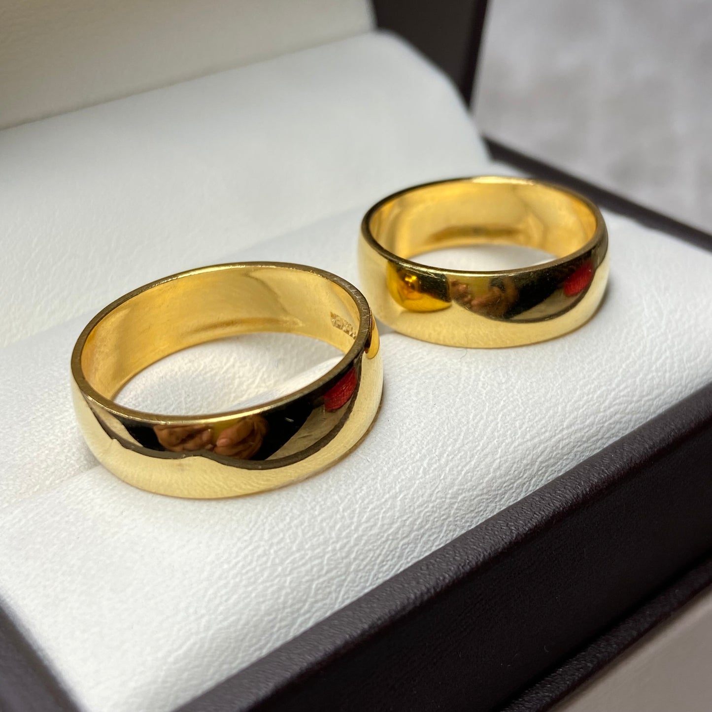 Argollas de Compromiso Willow en Plata con baño de oro amarillo