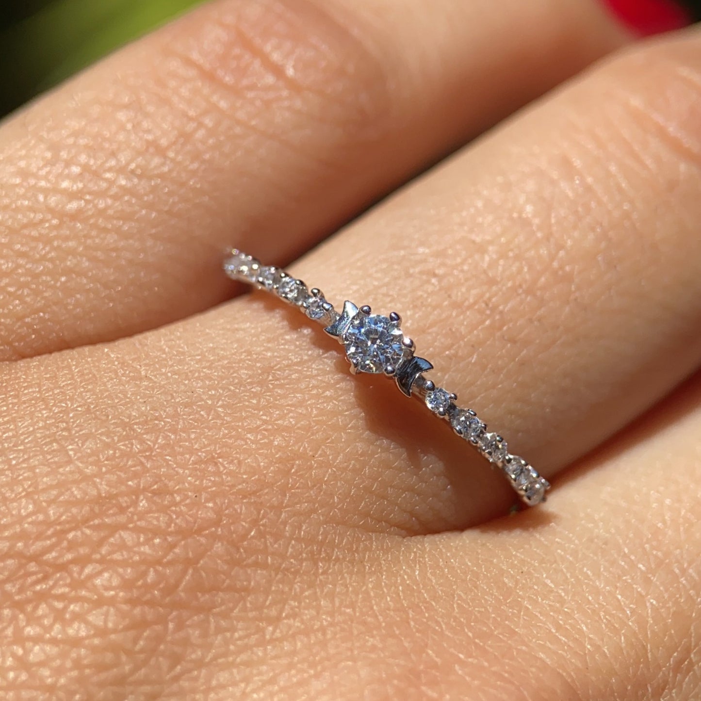 Anillo Danielle en Plata con circonias