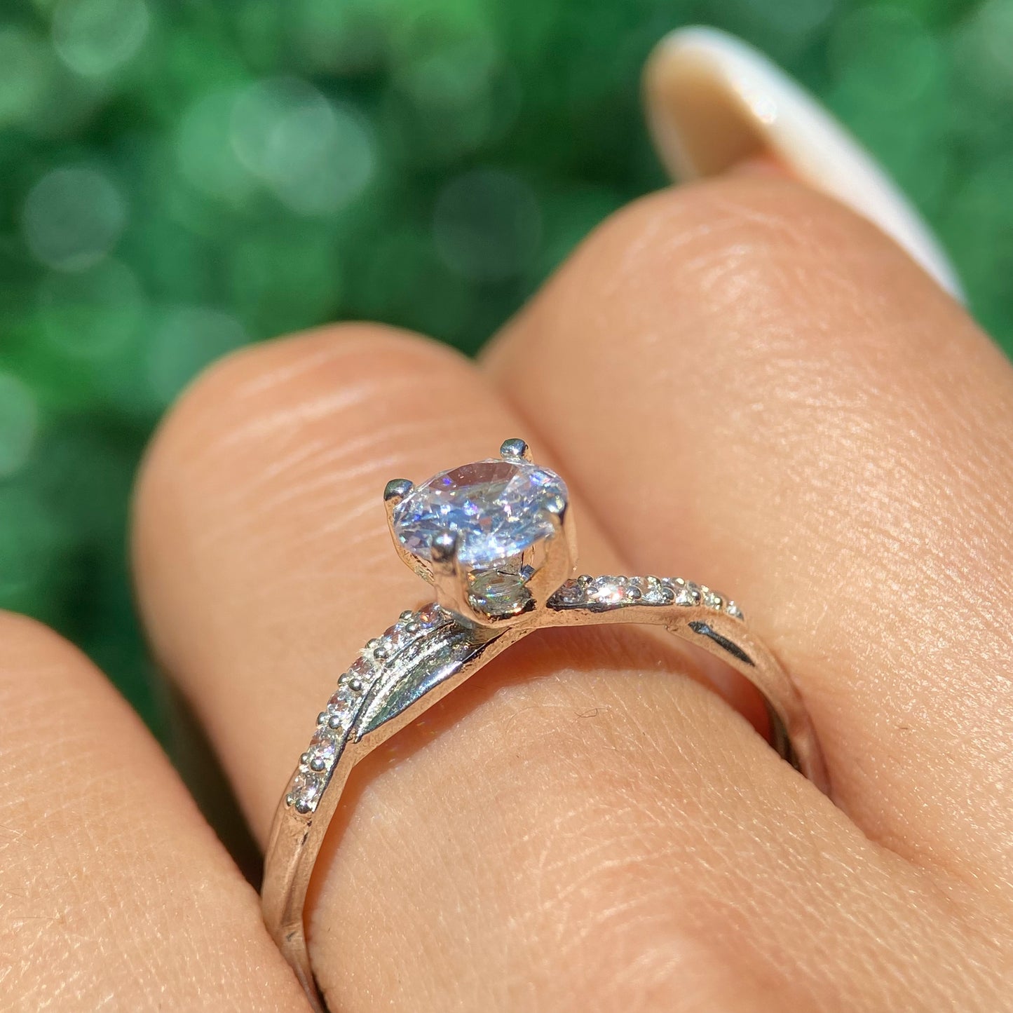 Dúo de Anillos Edward x Charlize en Plata con Circonias