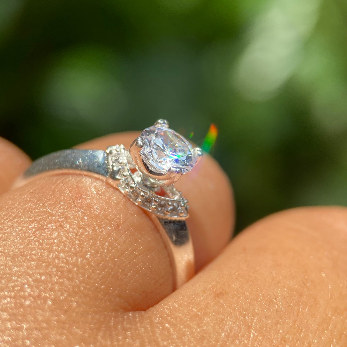 Anillo Ivanna en Plata con Circonia
