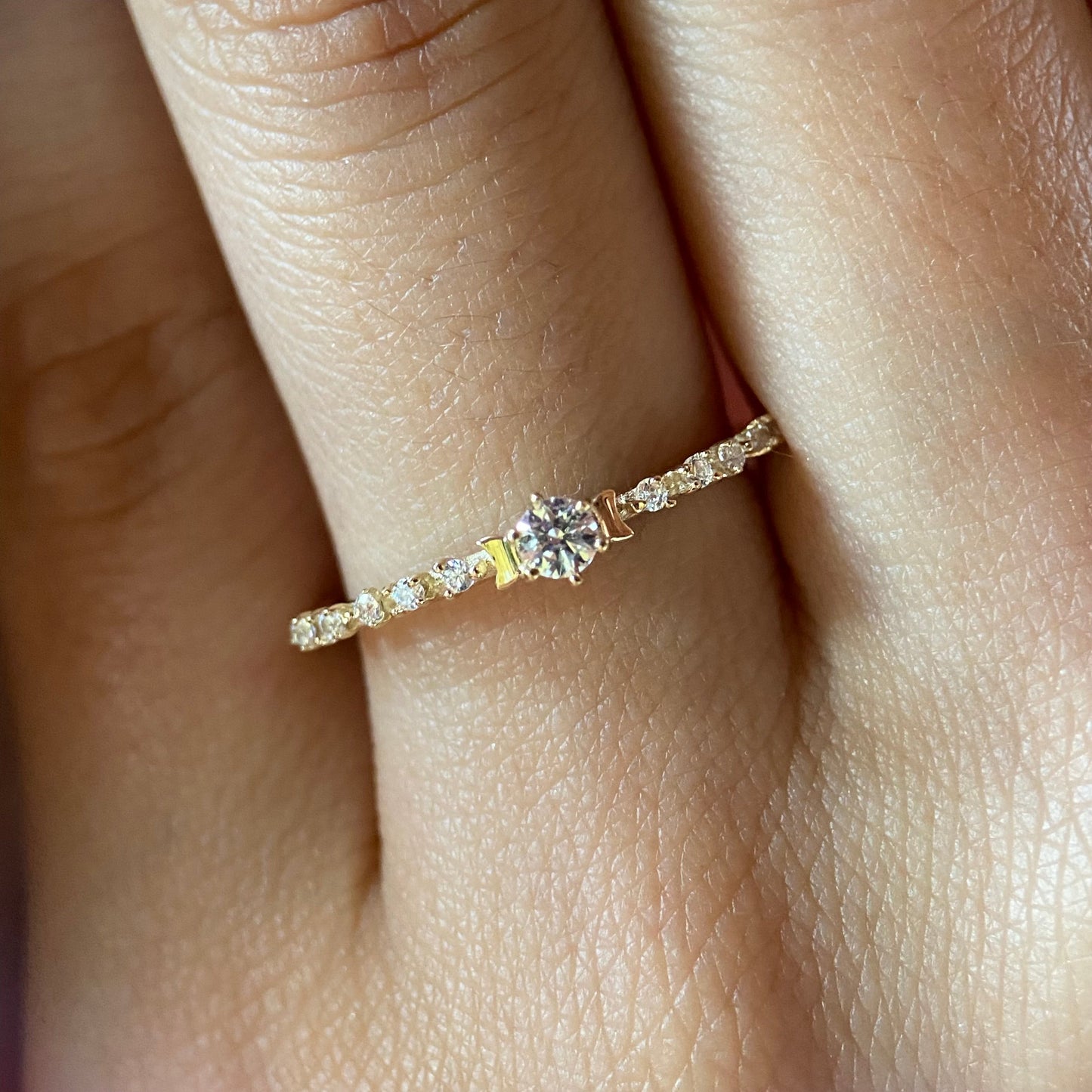 Anillo Danielle en Oro .14 ct