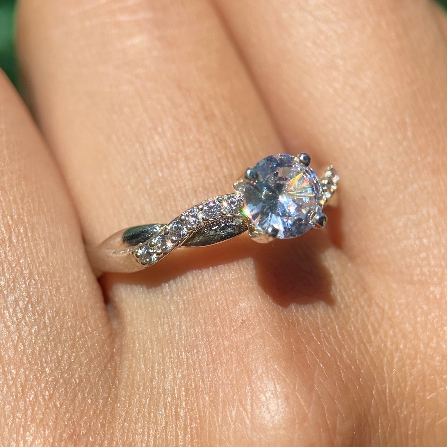 Dúo de Anillos Edward x Charlize en Plata con Circonias