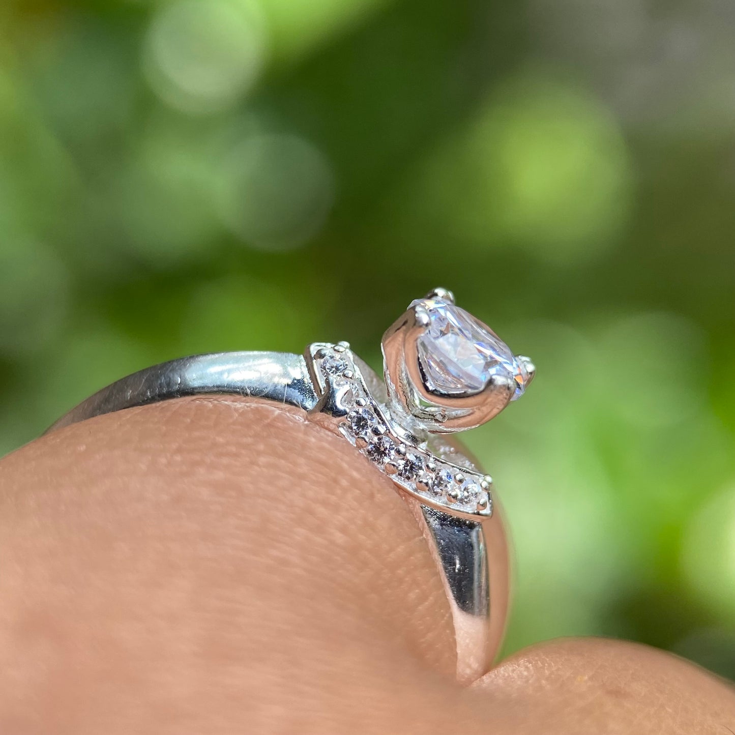 Anillo Ivanna en Plata con Circonia