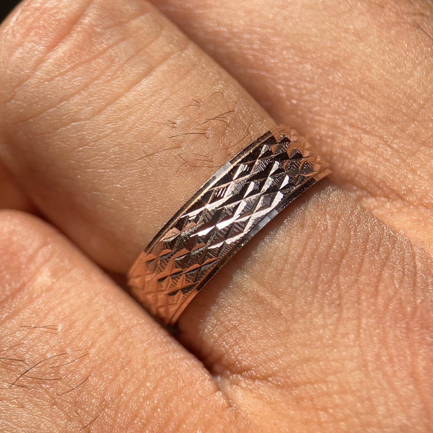 Dúo de Anillos Mateo-Amour en Plata con Baño de Oro Rosa