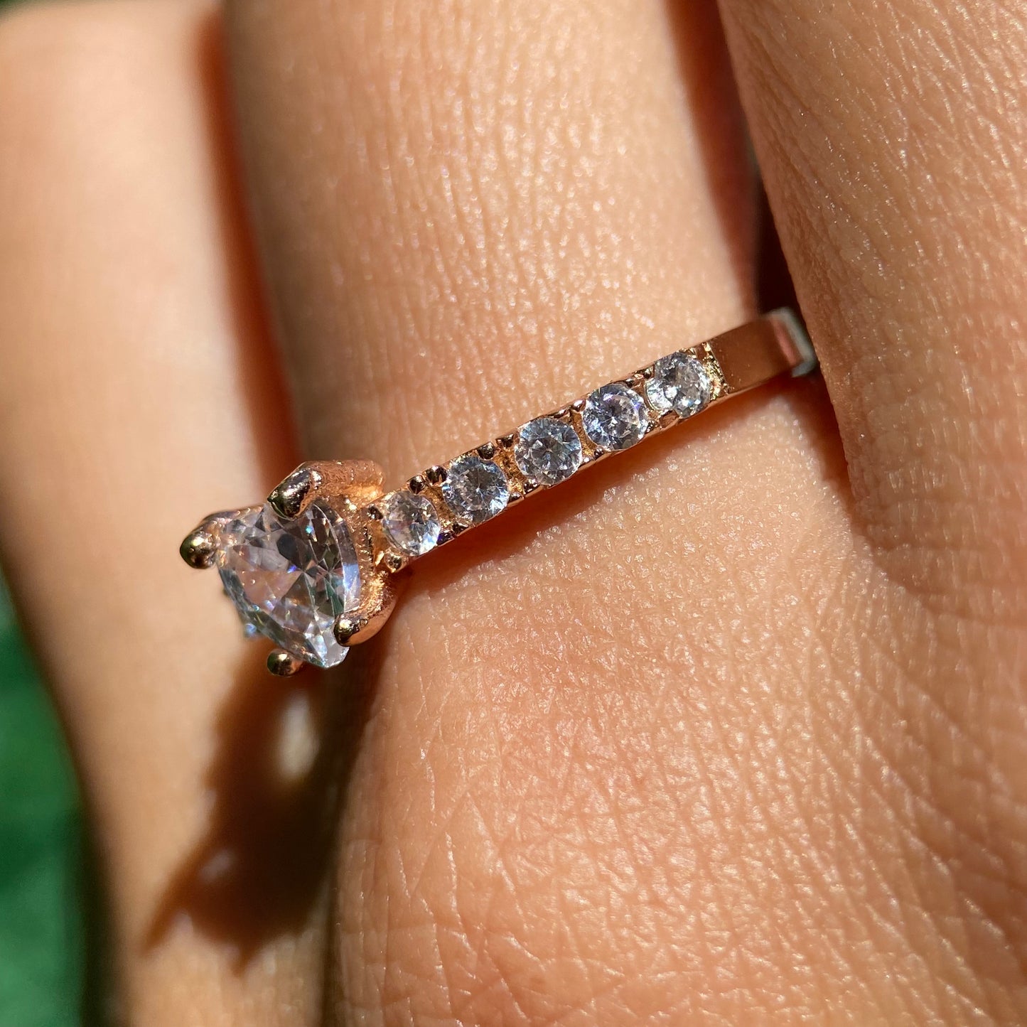 Dúo de Anillos Richard-Amour en Plata con Baño de Oro Rosa