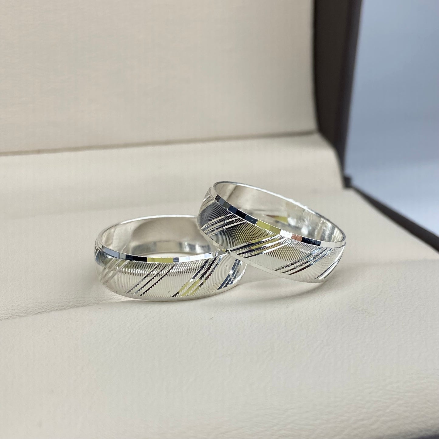 Dúo de Argollas Milán en Plata