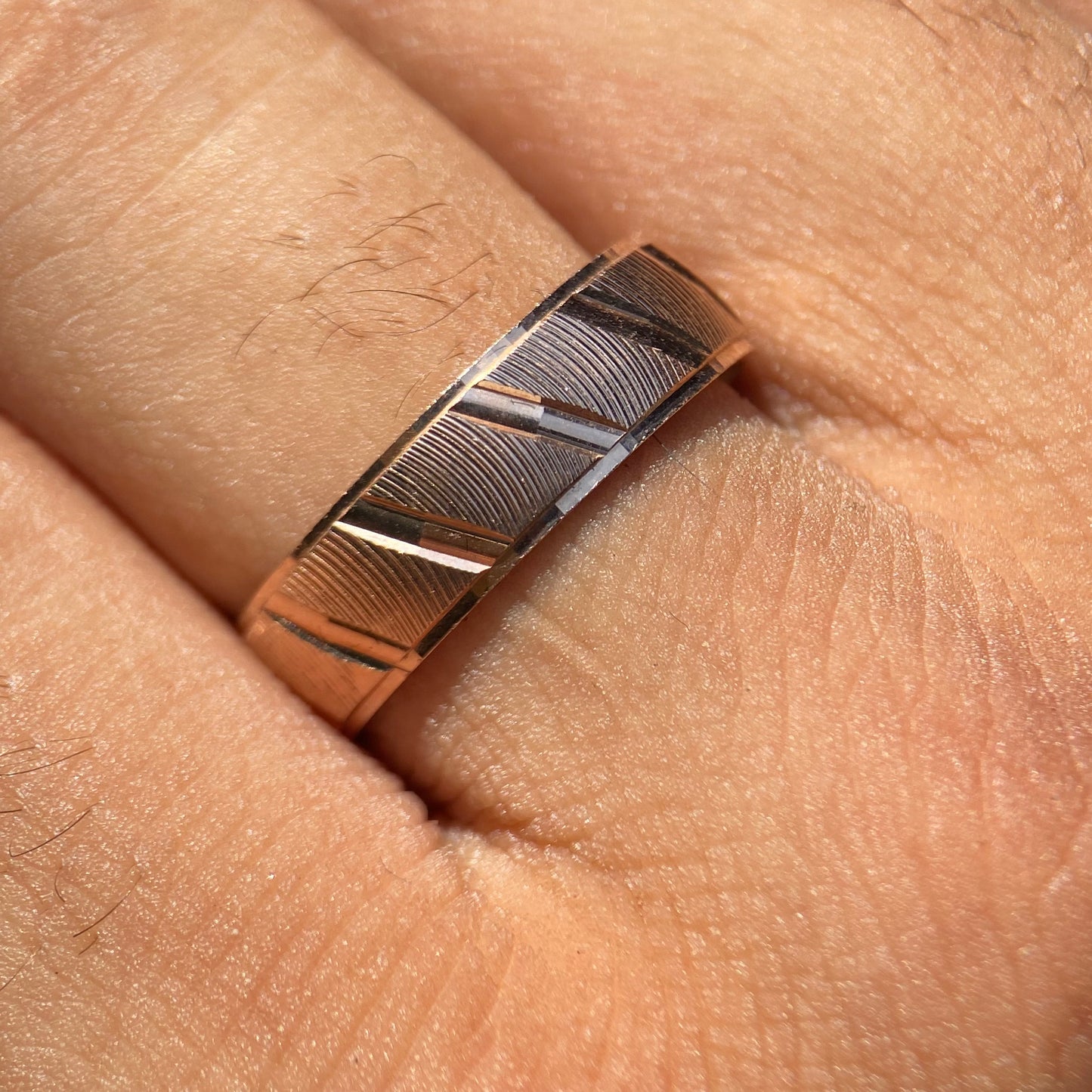 Dúo de Anillos Richard-Amour en Plata con Baño de Oro Rosa