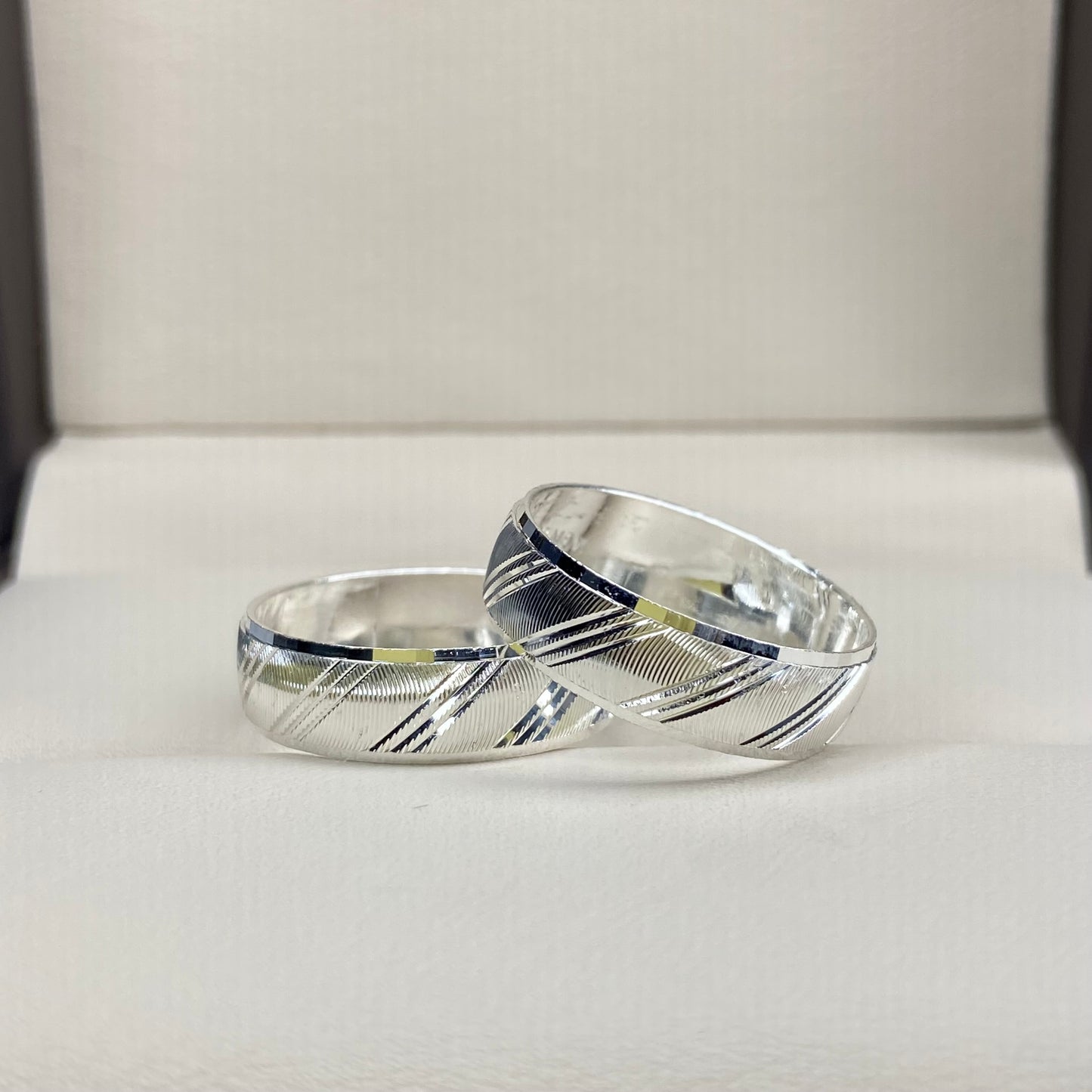 Dúo de Argollas Milán en Plata