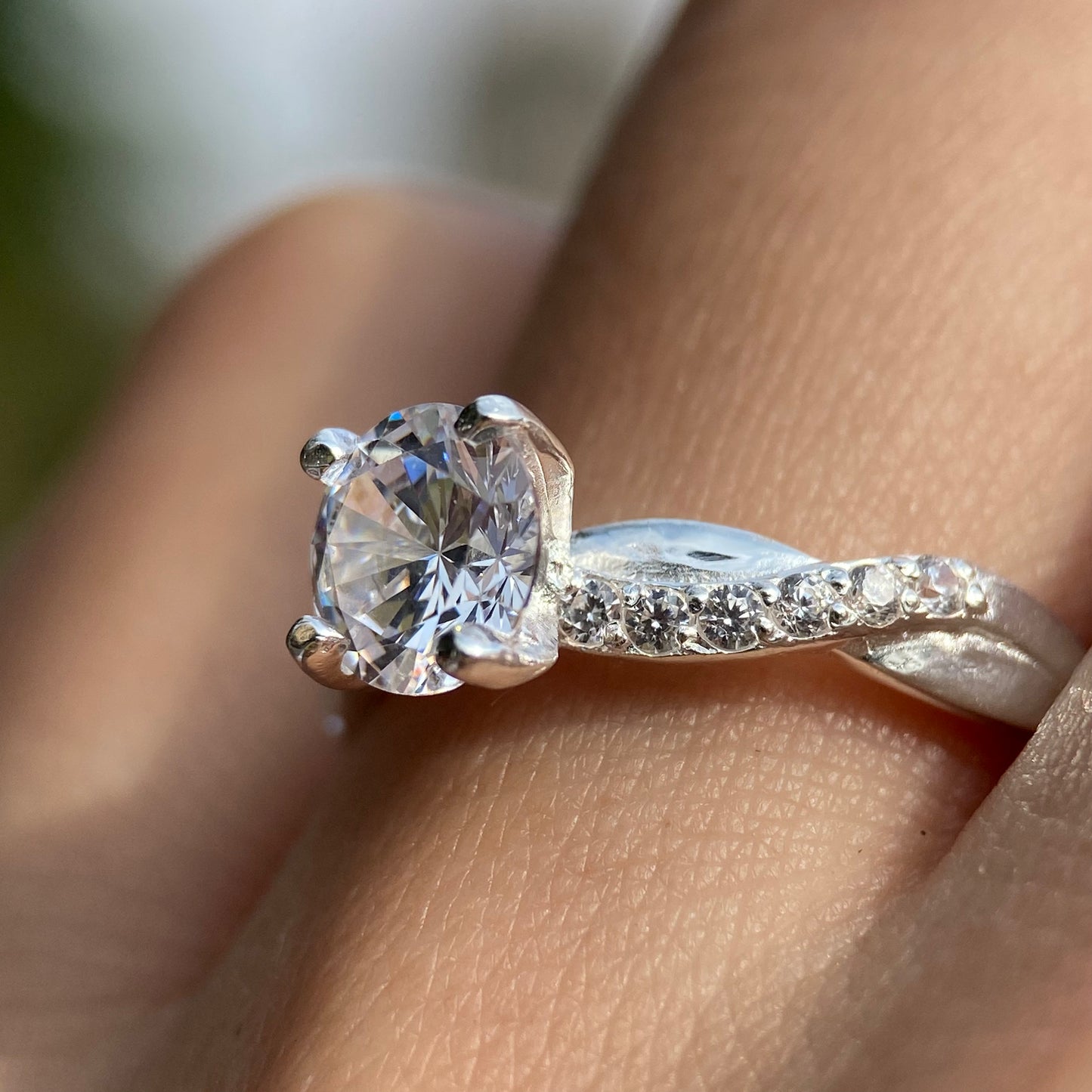 Anillo Charlize en Plata con Circonia
