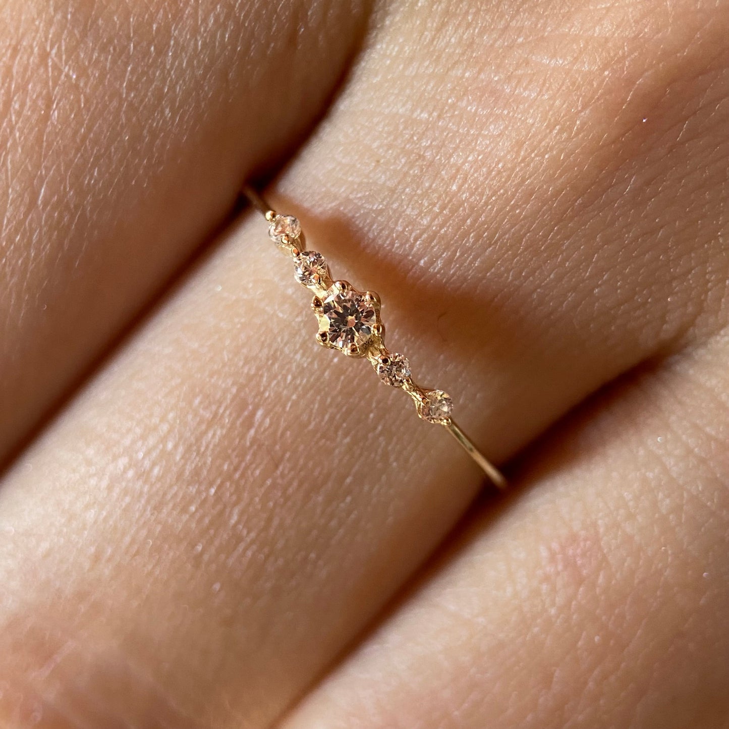 Anillo Ariana en Plata con baño de Oro Amarillo