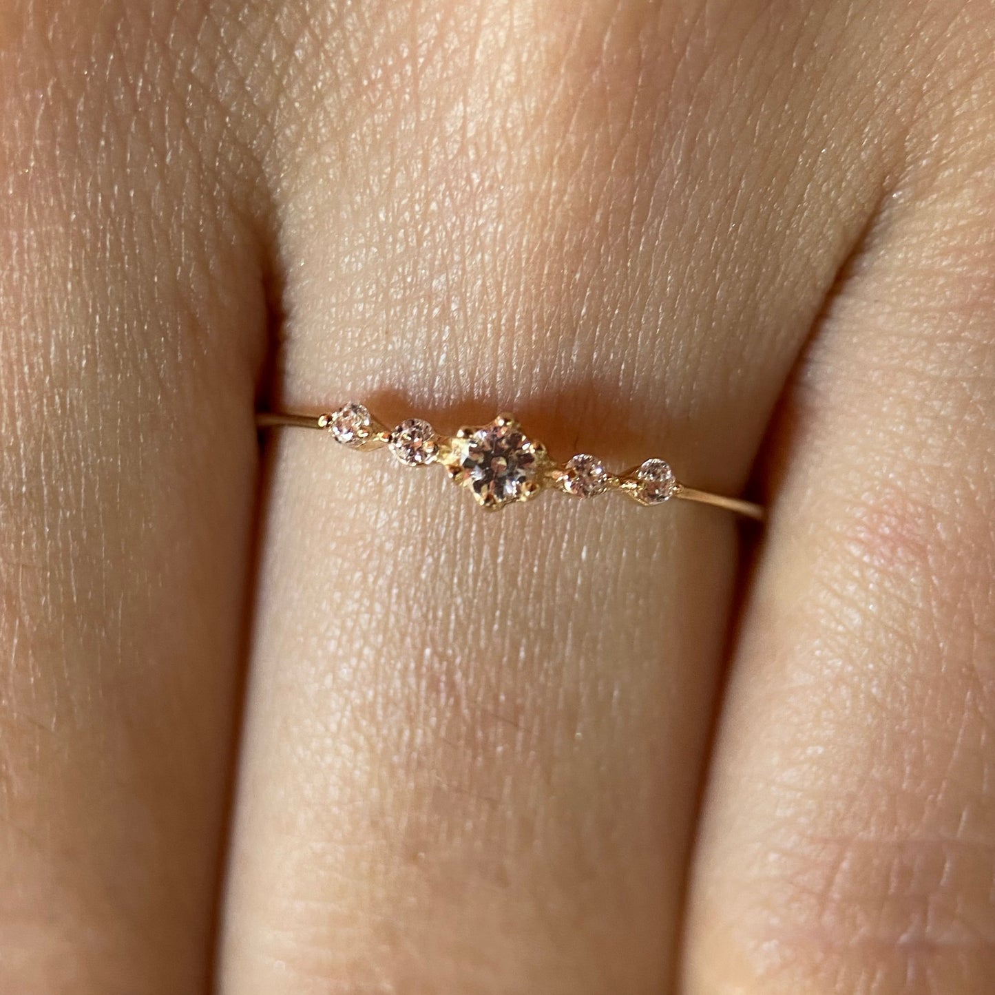 Anillo Ariana en Plata con baño de Oro Amarillo
