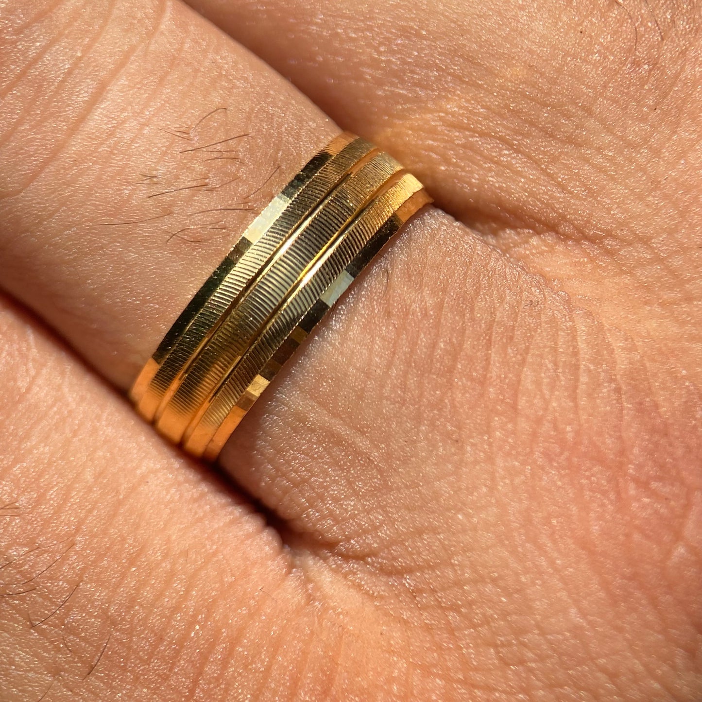 Dúo de Anillos Ethan-Charlize en Plata con Baño de Oro Amarillo