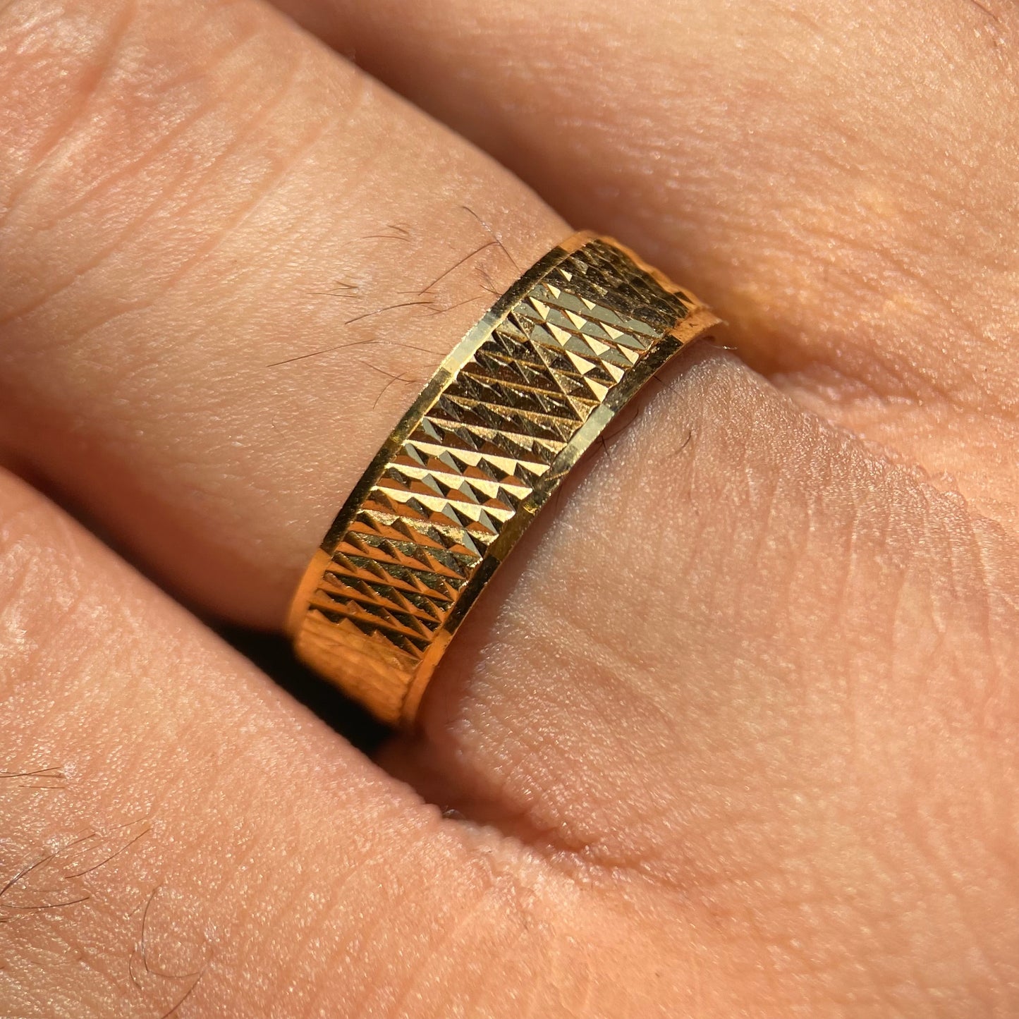 Dúo de Anillos Liam-Amour en Plata con Baño de Oro Amarillo