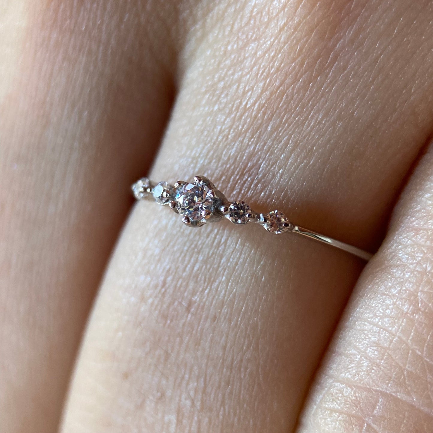 Anillo Ariana en Plata con Circonias