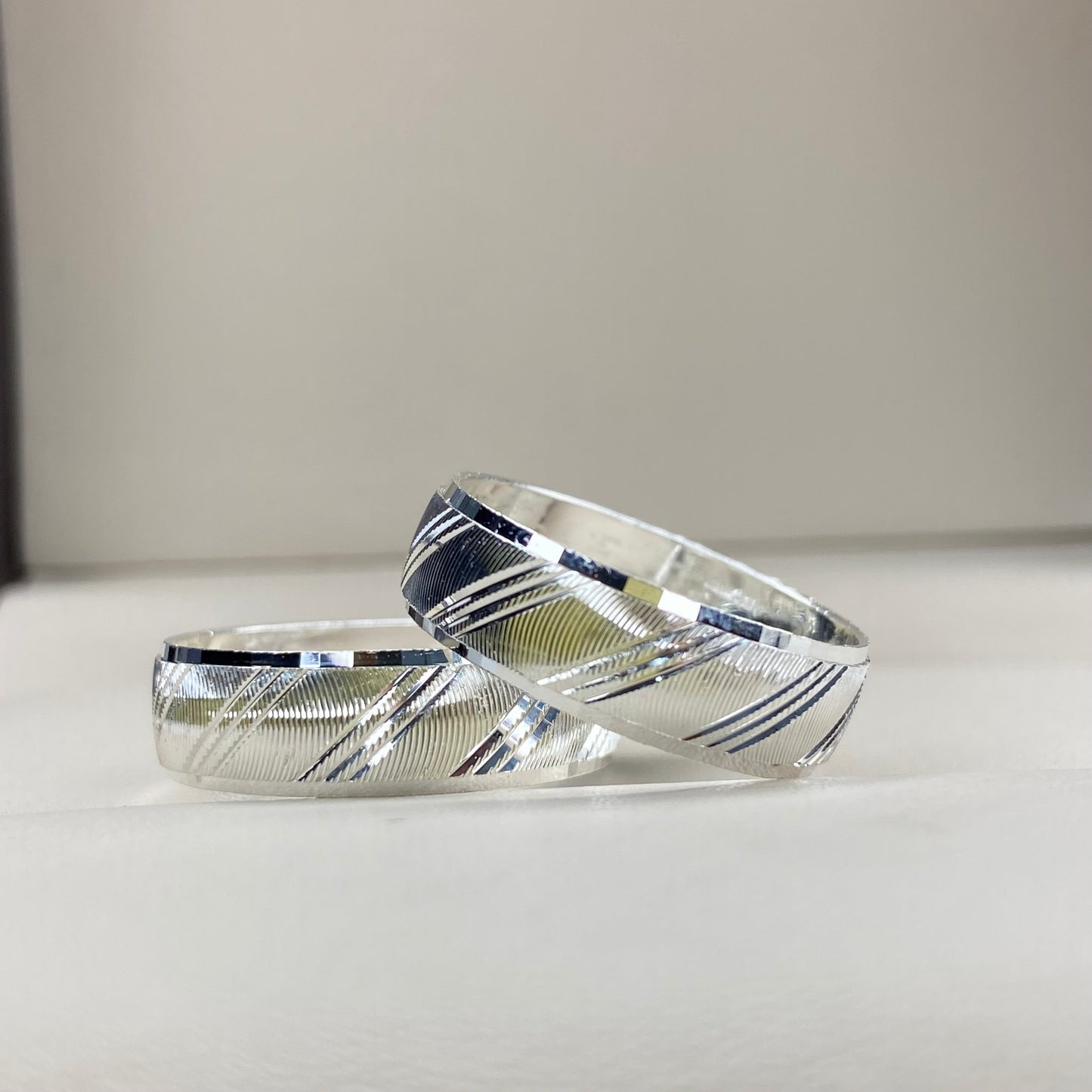 Dúo de Argollas Milán en Plata