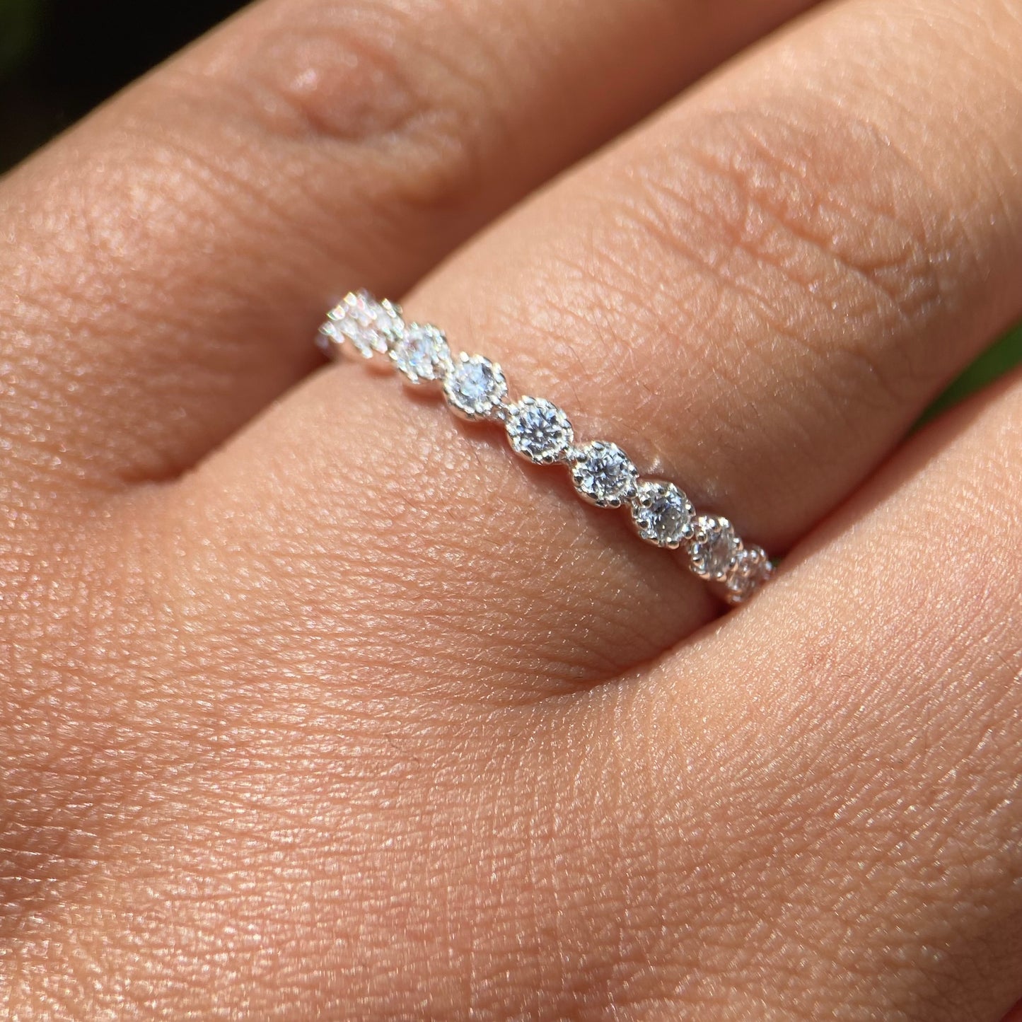 Anillo Churumbela Leah en Plata con Circonias