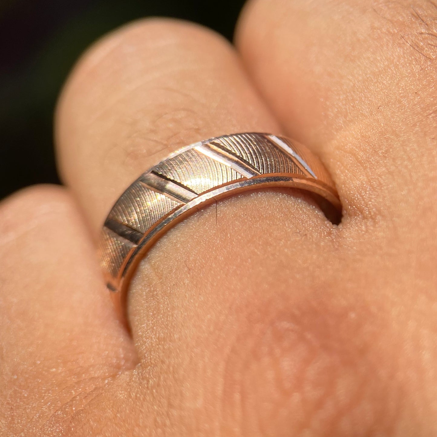 Dúo de Anillos Richard-Amour en Plata con Baño de Oro Rosa