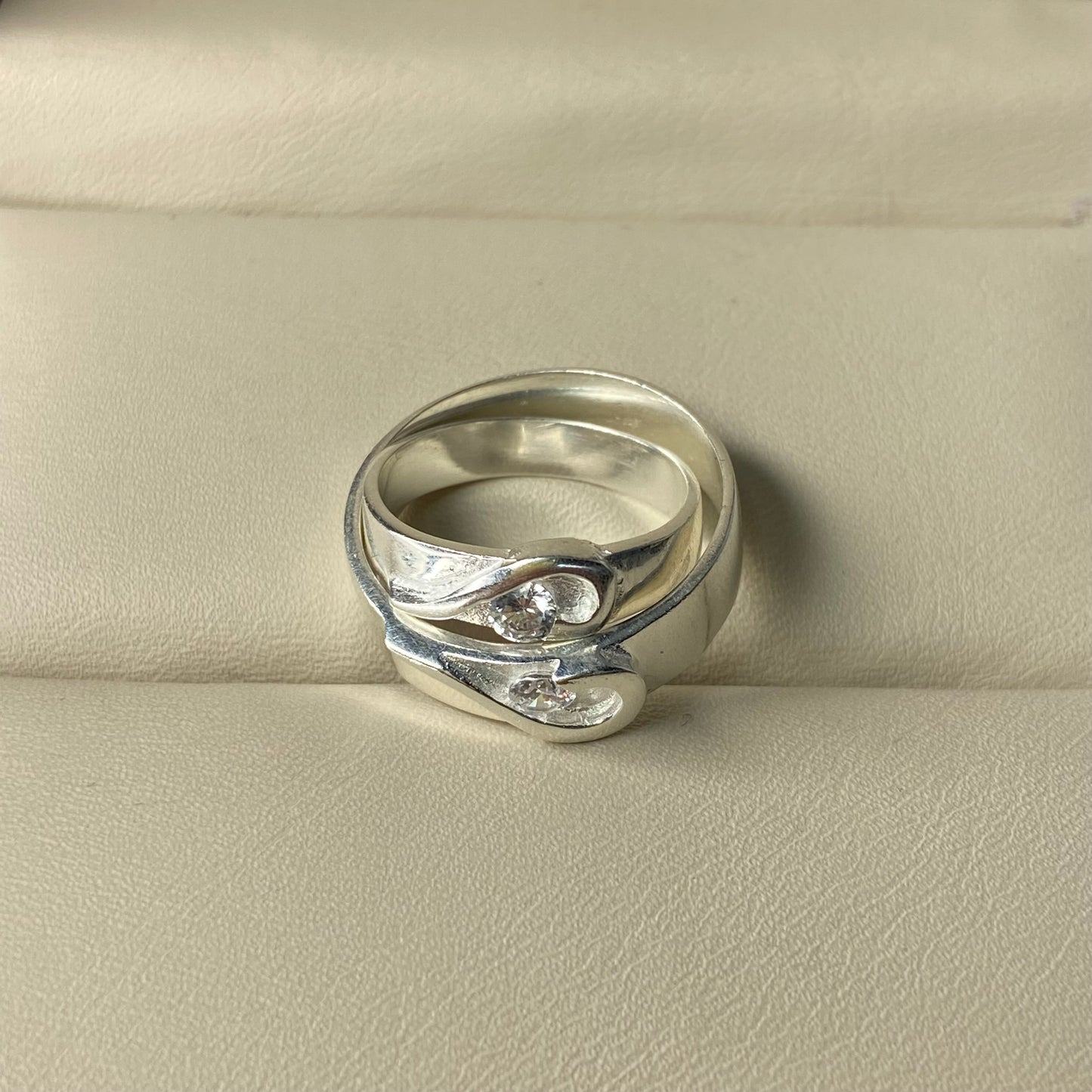 Duo de Argollas Amor en Plata