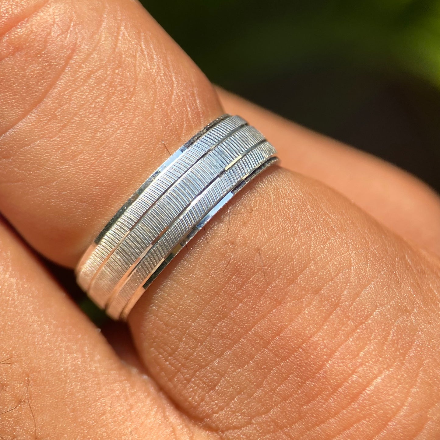 Dúo de Anillos Charlize x Ethan en Plata con Circonias