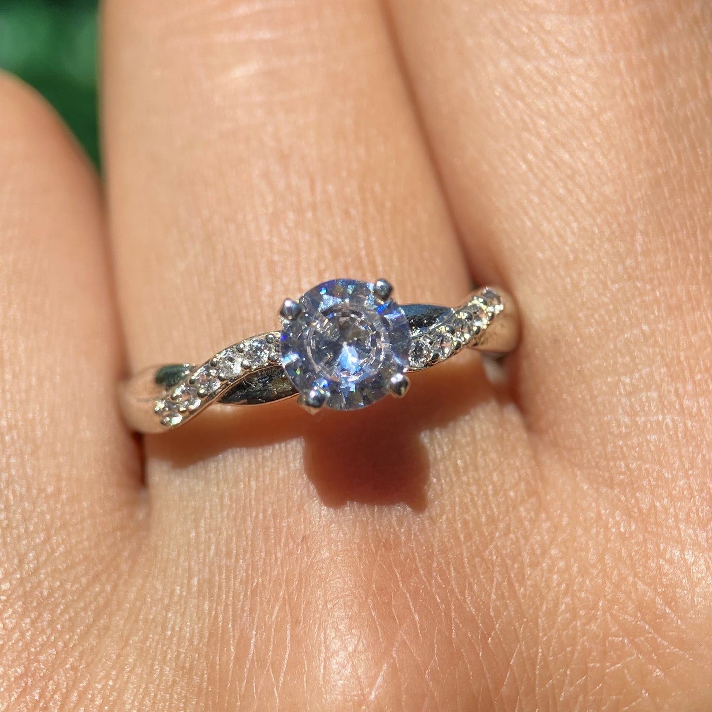 Dúo de Anillos Edward x Charlize en Plata con Circonias