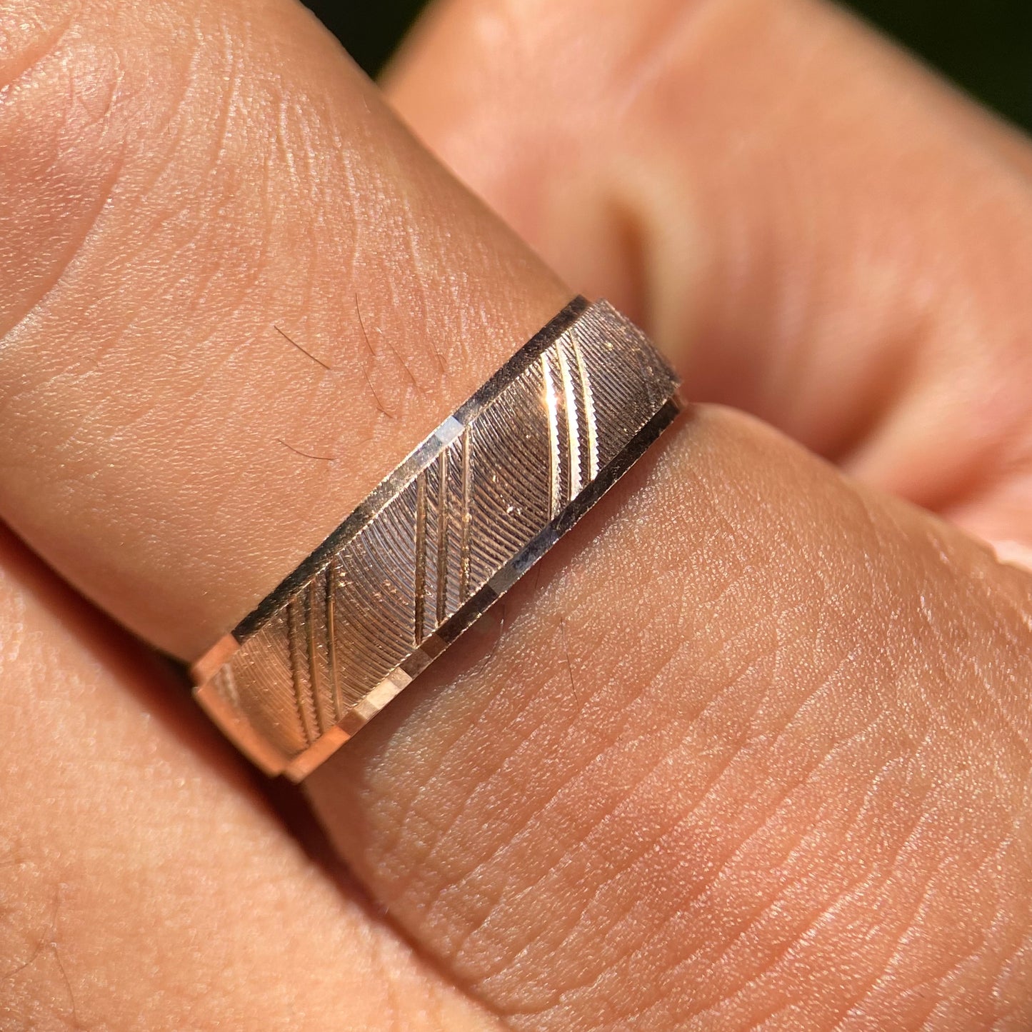 Dúo de Anillos Milan-Leah en Plata con Baño de Oro Rosa